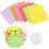 1 Set Papierknipset Vouwbladen Kinderknipschaar Knutselset Origami 4