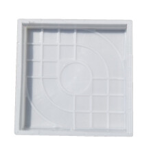 Pavement Stone Matrijs Diy Herbruikbare Beton Maker - Wit