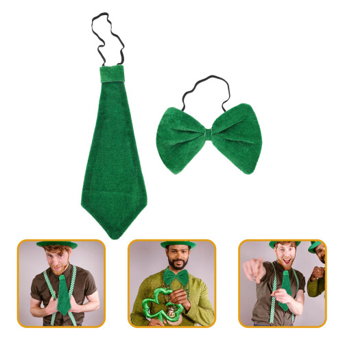 1 Set Decoratieve Stropdas Ketting Op -Patrick's Day 2