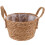 Flower Pot Basket Indoor Woven Light Brown 1pcs 3