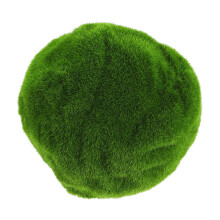 Kunstmosbol Decoratieve Faux Groene Mossbol Voor Feestdecoratie