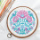 2pcs Round Plastic Cross Stitch Hoop Multi Pp For Home Decor 4