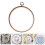 2pcs Round Plastic Cross Stitch Hoop Multi Pp For Home Decor 10