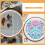 2pcs Round Plastic Cross Stitch Hoop Multi Pp For Home Decor 6