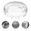 2Pièces Cache Clignotant Transparent Antipoussière Et Étanche 7