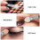 40 stuks wegwerp oogschaduwborstel dubbelzijdig make-up applicator 11