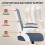 (Deep Grey) Ergonomic Mesh Office Chair with Storage Back 4