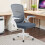 (Deep Grey) Ergonomic Mesh Office Chair with Storage Back 1