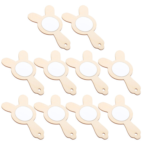 10 houten spiegels diy handspiegels ongeverfd