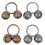 4 Sets Luide Hondenhalsband Met Koperen Belletjes Training 3