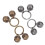4 Sets Luide Hondenhalsband Met Koperen Belletjes Training 7