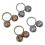 4 Sets Luide Hondenhalsband Met Koperen Belletjes Training 8