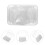 1Set Silicone Lippenstiftkwast Draagbare Applicator Make-up Wit 3