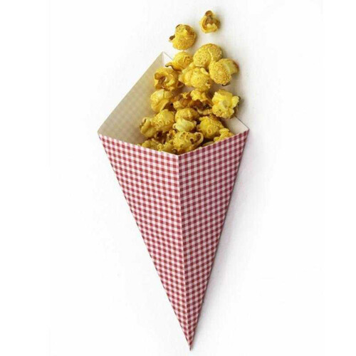 50Stück Popcorn Boxen Mit Konusdesign Fettdicht