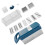 1Set Kitchen Vegetable Cutter Blue Plastic Stainless Steel 1