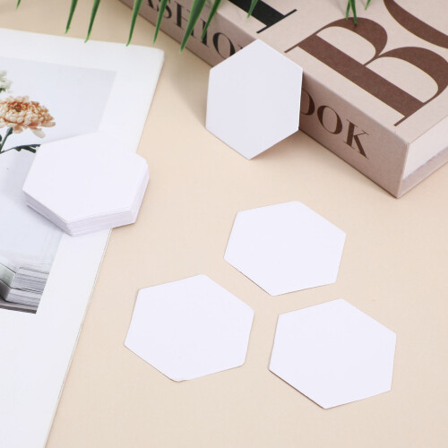 100 sechseck quiltvorlagen papier patchwork nähformen 2