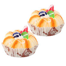 2Stk Simulierter Kuchen Deko, Künstliches Modell, Elegantes Fotoprop