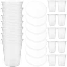 30 Sets Suppenbehälter Mit Deckel, Einweg To-Go-Verpackung