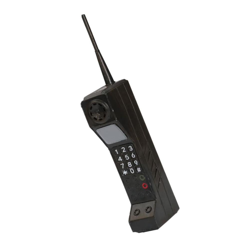 Vintage Iron Mobile Phone Model Retro Cellphone Decor For Photography Prop And Home Ornament Sturdy Decorative Phone 9016109343468
