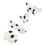 4Pcs White Ceramic Puppy Chopsticks Holders Dining Table Decor 5