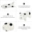 4Pcs White Ceramic Puppy Chopsticks Holders Dining Table Decor 11