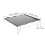 Table Aluminium Pliable, Camping, Portable, Surface Gris 2