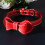 Pu Halsband Mit Schleifchen Für Rot 9