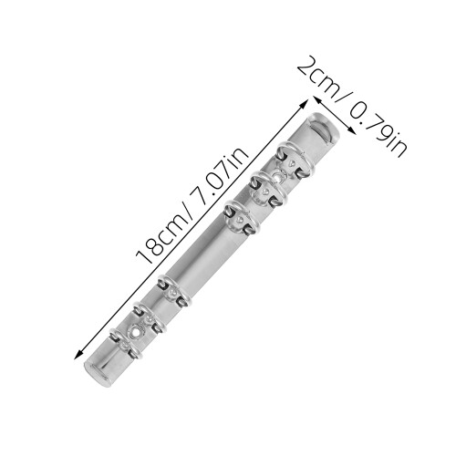 6 metall-lochringe, bastelbare ringbuchverschlüsse für 1