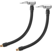2Pièces Tube Extension Air Noir Anti-Usure Pour Gonflage Auto