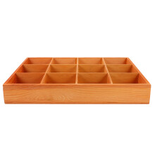 holz aufbewahrungsbox mit fächern für sukkulenten und blumentöpfe