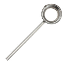 edelstahl schöpfkelle mit langem griff für küche und garten