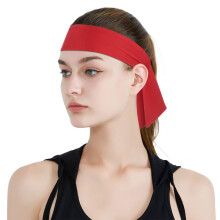 kopfbinde sport laufen training tennis karate leichtathletik rot