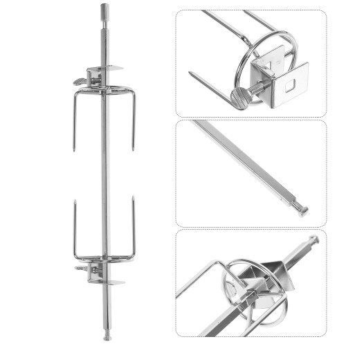 1 Set Drehspieß Für Hähnchen, Truthahn, 2