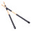 1Pair Portable Black Wooden Drumstick with Rubber Handle for Drummers 4