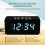 1 Set Kreativer LED Uhr Digitaler Multifunktionswecker 9