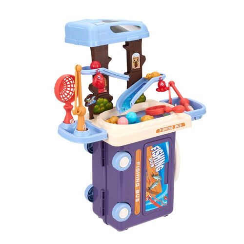 Living And Home 3-in-1 Fishing Bus Playset 1