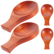 4Stk Holz Abstellgleiter Für Essstäbchen Löffel Gabel Halter