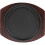 1 Set Gusseisen Steakplatte Mit Holztablett 3