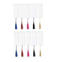 10 Sets Leere Acryl Lesezeichen Mit Quasten Für Und Diy