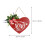 Valentine Herzförmiges Hängeschild Wohnaccessoire 2