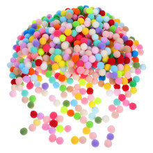 1000 weiche 1,5 cm Pompom-Bälle flauschig zum Basteln und Dekorieren