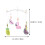 Assorted Color Felt Crib Mobile Baby Bedroom Accessory Wind Chime 2