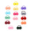 14 Kinder Plüsch Ball Haarband Elastisch Haarschmuck 3