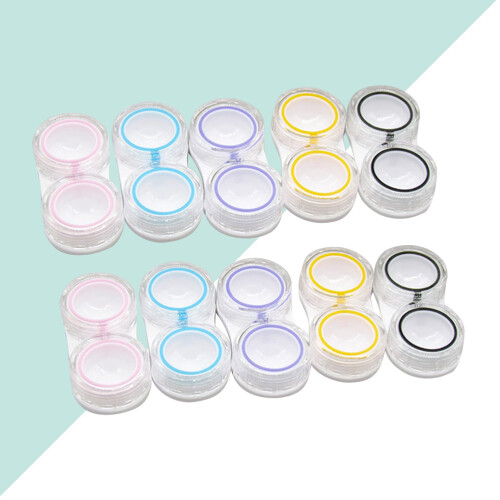 15-teiliges Set, dichte Linsenaufbewahrungs-Double-Box 1