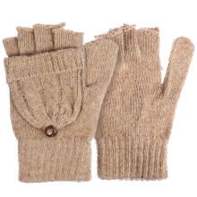 1 paar damen wollhandschuhe mit , handwärmer, winter ( )
