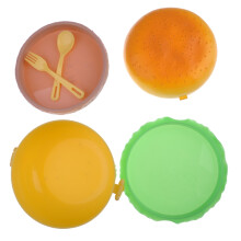 Runde - -Plastik-Lunchbox, Rund, , Kunststoff