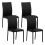 4 PCS PU Dining Chairs with Ergonomic High Back 1