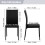 4 PCS PU Dining Chairs with Ergonomic High Back 3