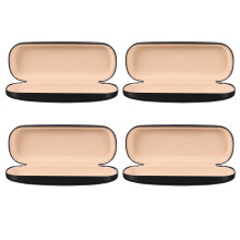 1 Set 4 Pvc Premium Sonnenbrillen Boxen Metall Etuis Zufällige