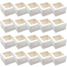 20Stk Komprimierte Kuchenboxen Mit Für Muffins Und